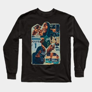 Anthony Edwards Fanart Long Sleeve T-Shirt